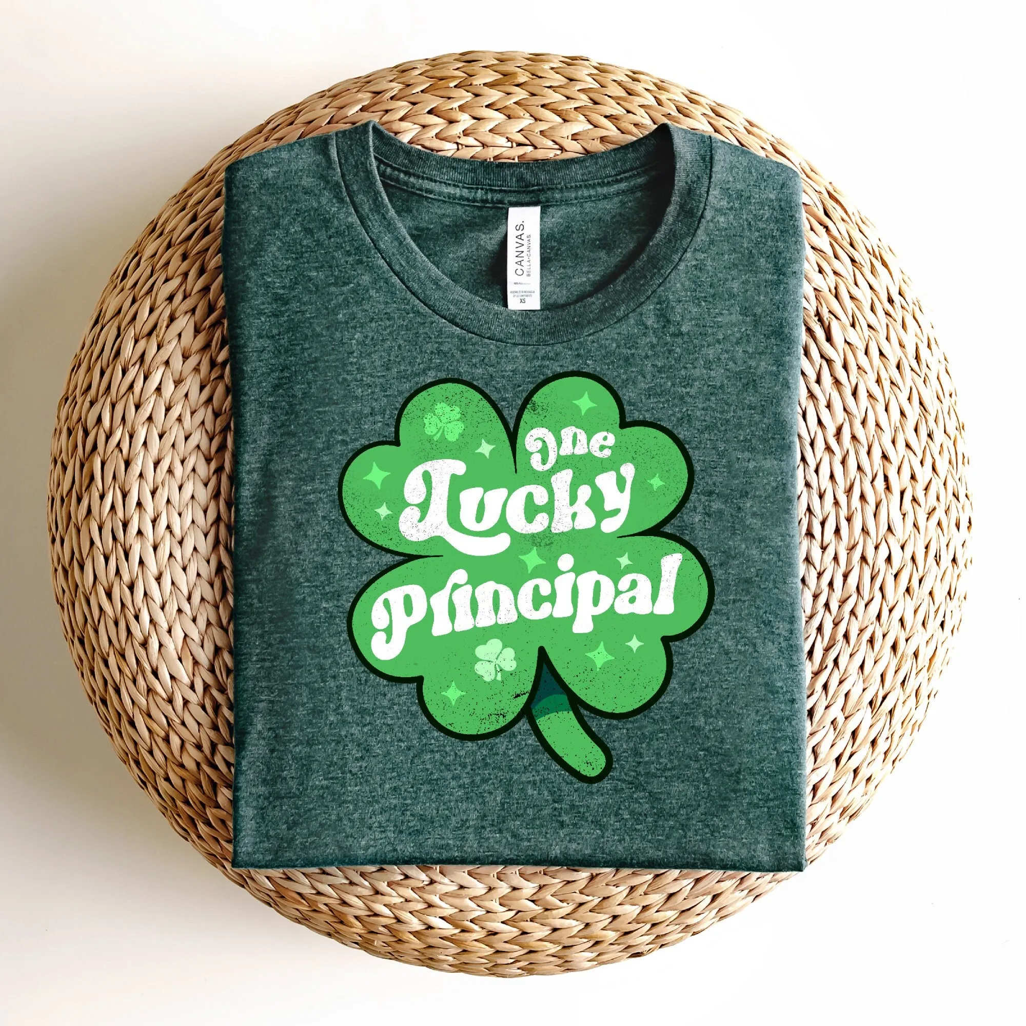 

Один счастливый принцип для футболки Shamrock в школе ко Дню Святого Патрика