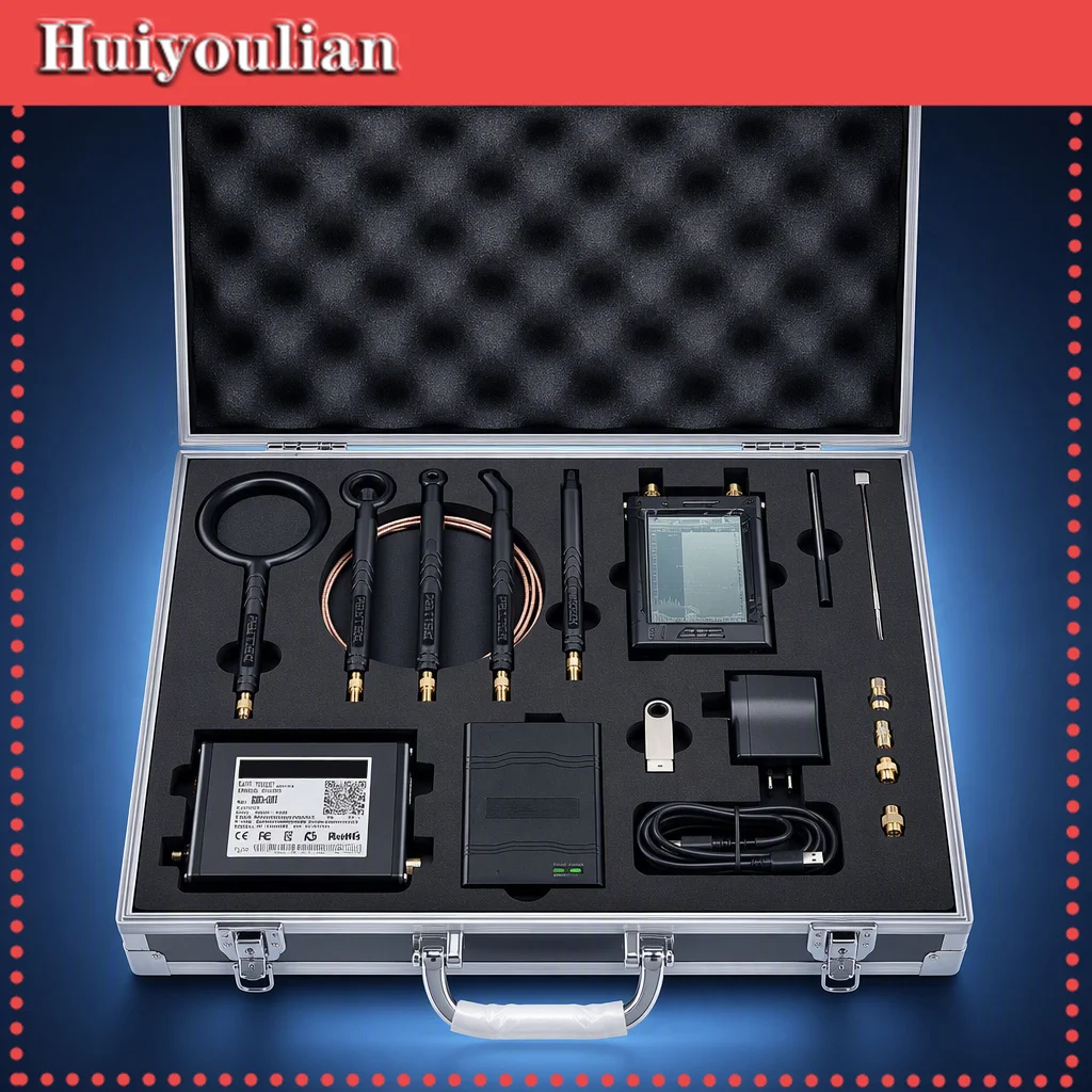 EMC Receiver Spectrum Analyzer Signal Generator Near Field Probe Amplifier Set Precision Measurement Lab Equipment Portable