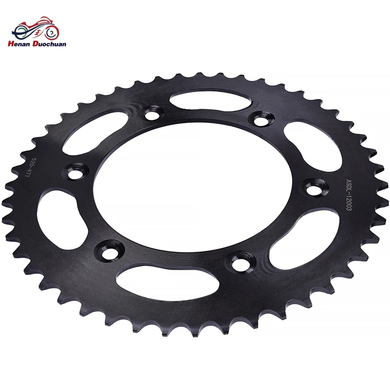 520-47T 45# Steel Motorcycle Rear Sprocket for Honda CRF150 F-6,7,8,9,A,B,C,D,E,F,G,H,J 2006-2018 2015 2016 2017 CRF150F CRF 150