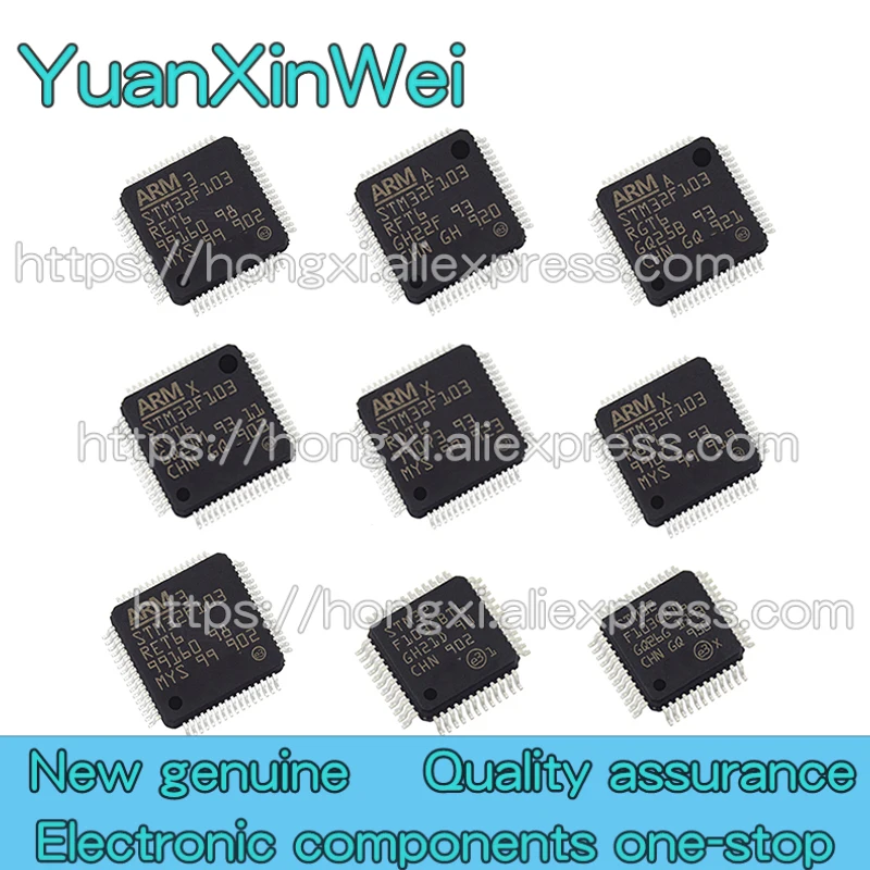 1 pz muslimatret6 RBT6 R8T6 RDT6 RFT6 C8T6 CBT6 C6T6A STM MCU microcontrollore chip