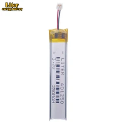 JST ACH-1.0mm 3.7V 250mAh 401250   Bateria instalująca baterie litowo-polimerowe LiPo do Blank Slate