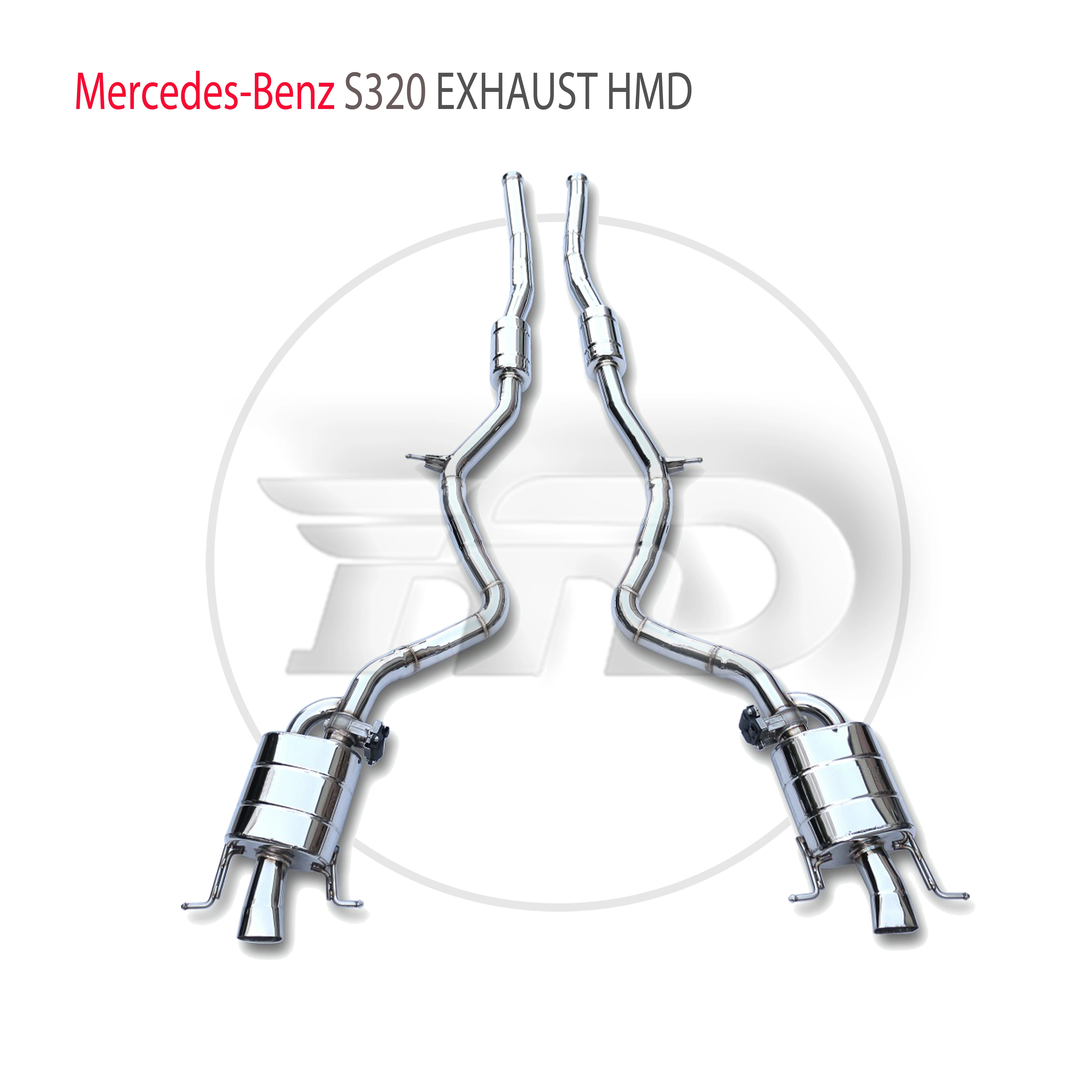 

HMD Stainless Steel Exhaust System Performance Catback is Suitable for Mercedes Benz S320 S400 S450 W222 Car Muffler With Valve