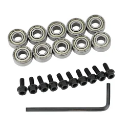 Chiave a chiave esagonale punta del Router cuscinetto 11 pz/set 12.7mm attacco punta del Router cuscinetti a sfera punte del Router montate su guida