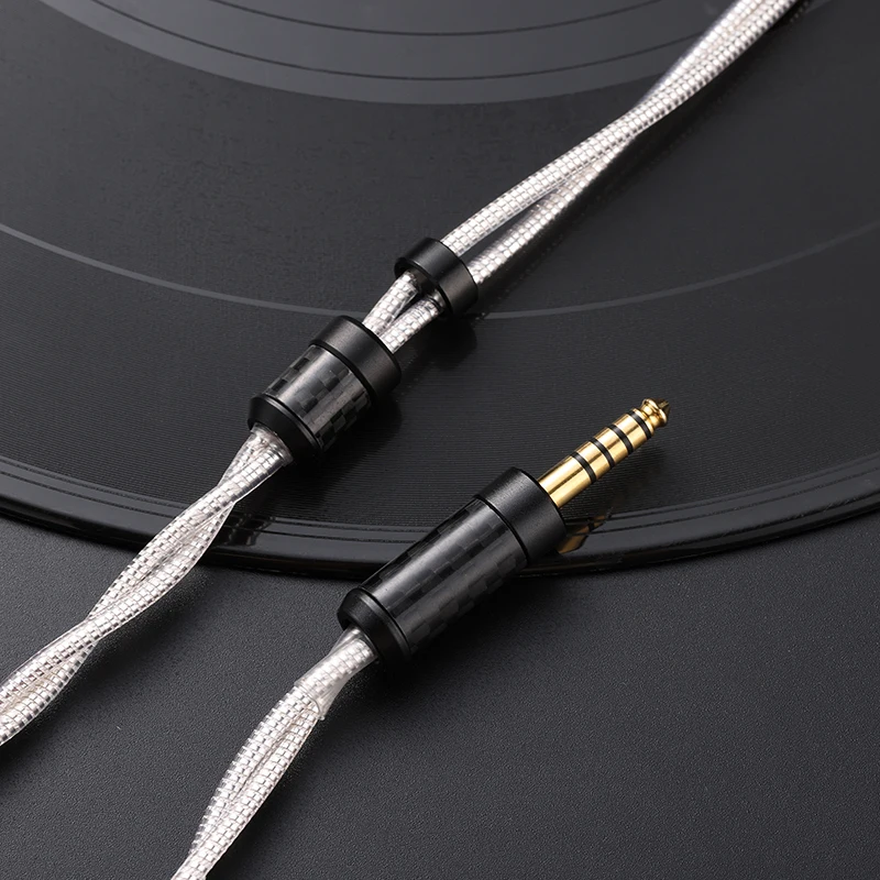 7N single crystal copper silver plated palladium gold 4.4mm 3.5mm 3.5mm headphone upgrade cable hd650 mmcx 0.78 qdc Denon 9700 t