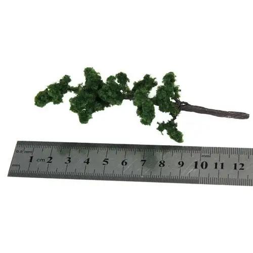 12cm Model Pine Tree Pinus Forest Plants Making Accessories HO Scale Train