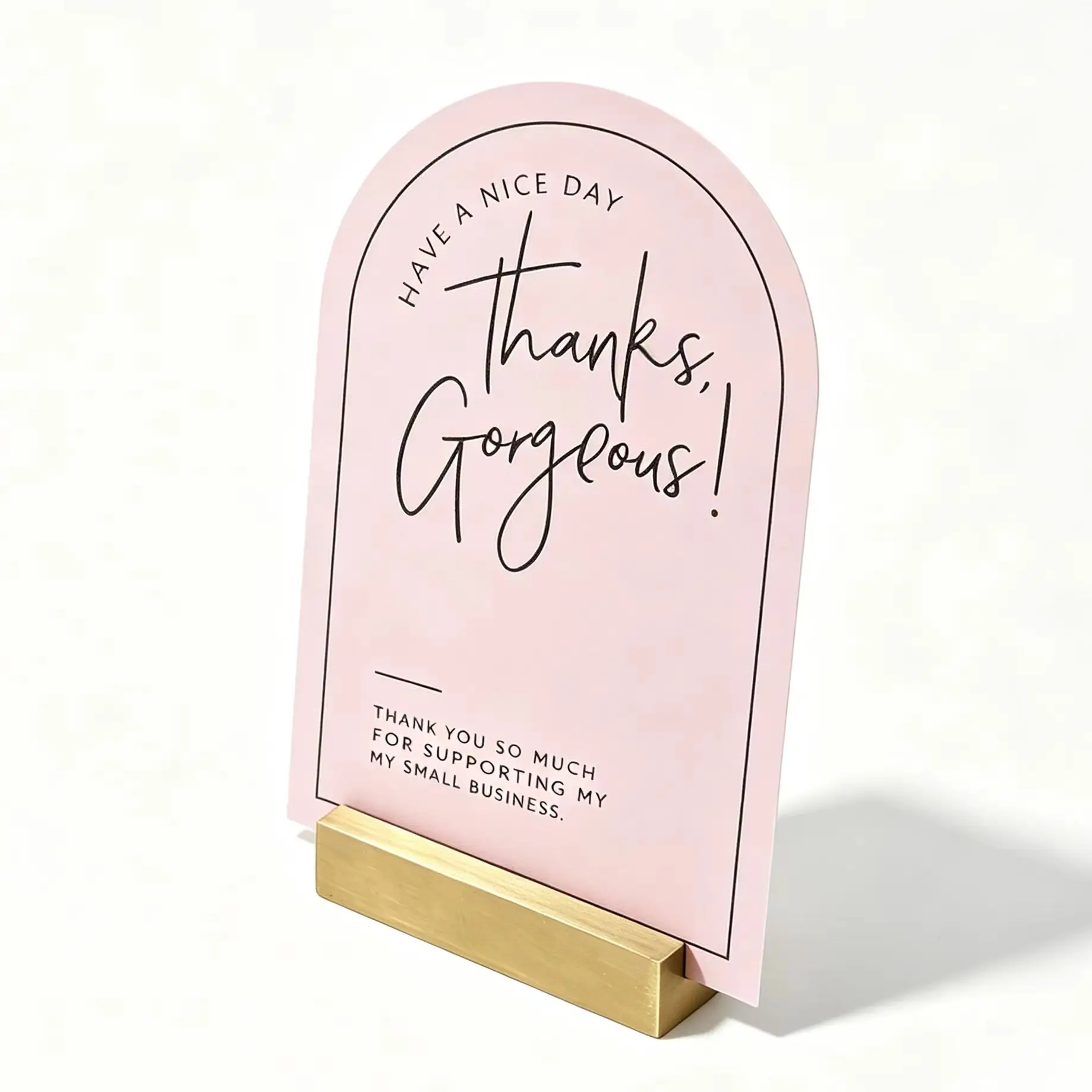 Golded Brass Card Holder Picture Clamp for Table Decor Brass Pric Tag Clip Wedding Party Name Number Picture Display Stand Block