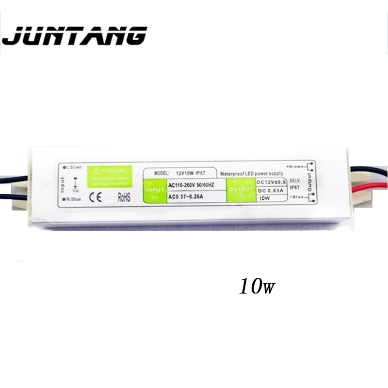 

LED driver 10W 0.83A DC12v AC110-265V constant voltage LED external waterproof constant voltage drive power