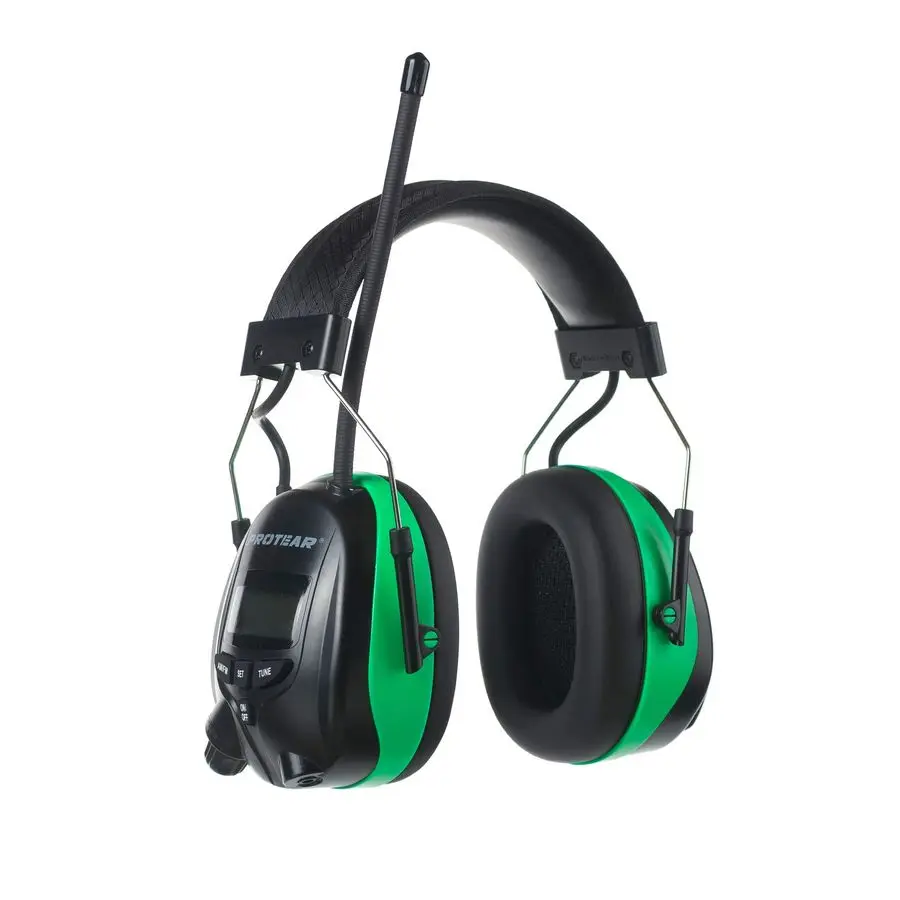 

Digital AM FM Radio Headphones, Hearing Protection 25dB Noise Reduction Safety Earmuff, Comfortable Ear Protector for Lawn Mowin