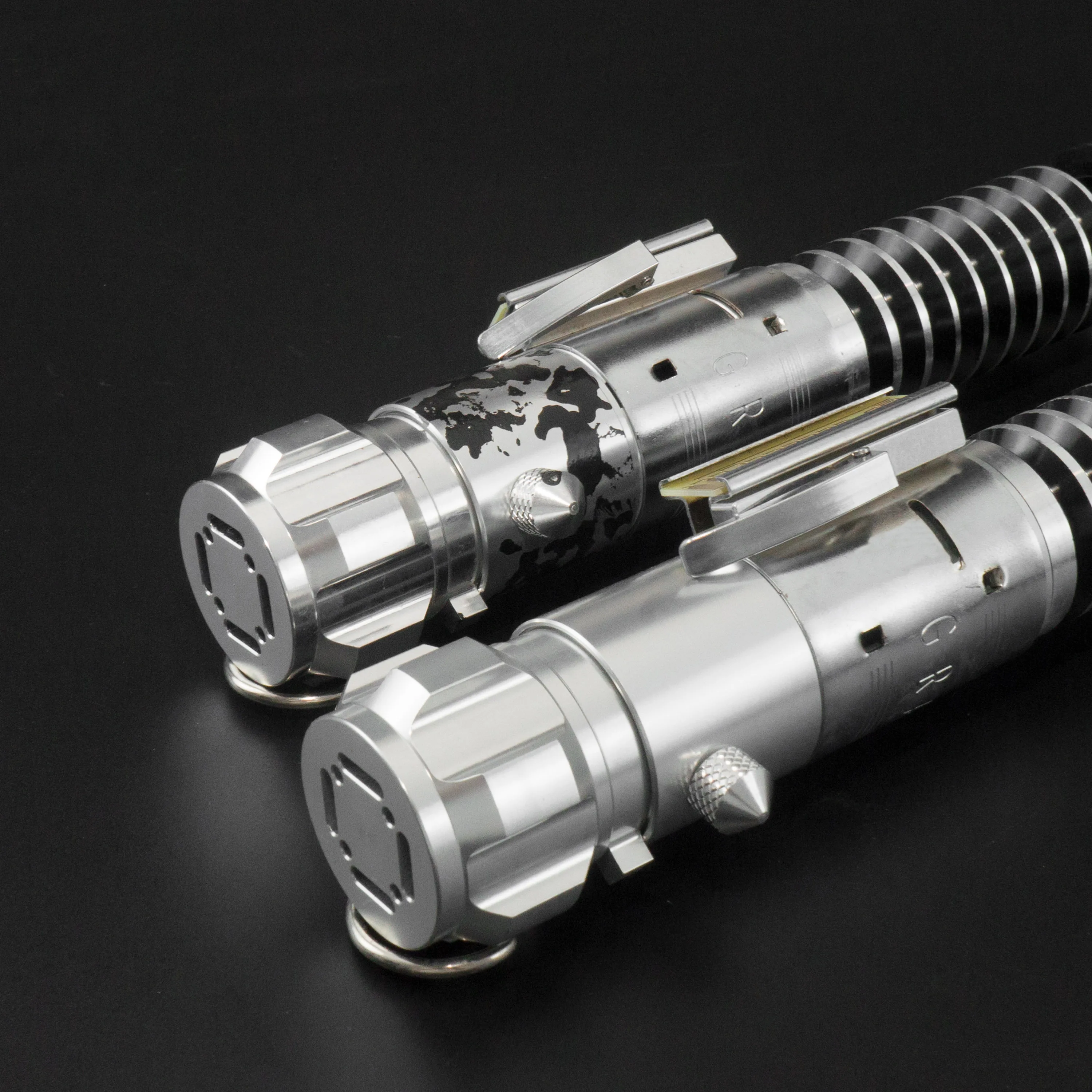 Luke Sywalker V2 Empty Hilt Handle Lightsaber Same size as 89sabers Restored Movie Prop Metal Shell Laser Sword Toys