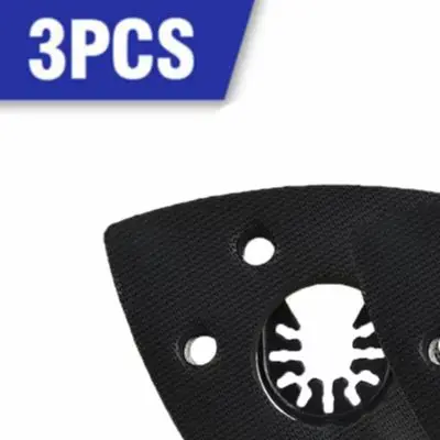 3Pcs 93mm Sanding Pad Oscillating Saw Flush Triangular for Quick Release Oscillating Tool Sand Pad Multi-Tool Grinding Pad