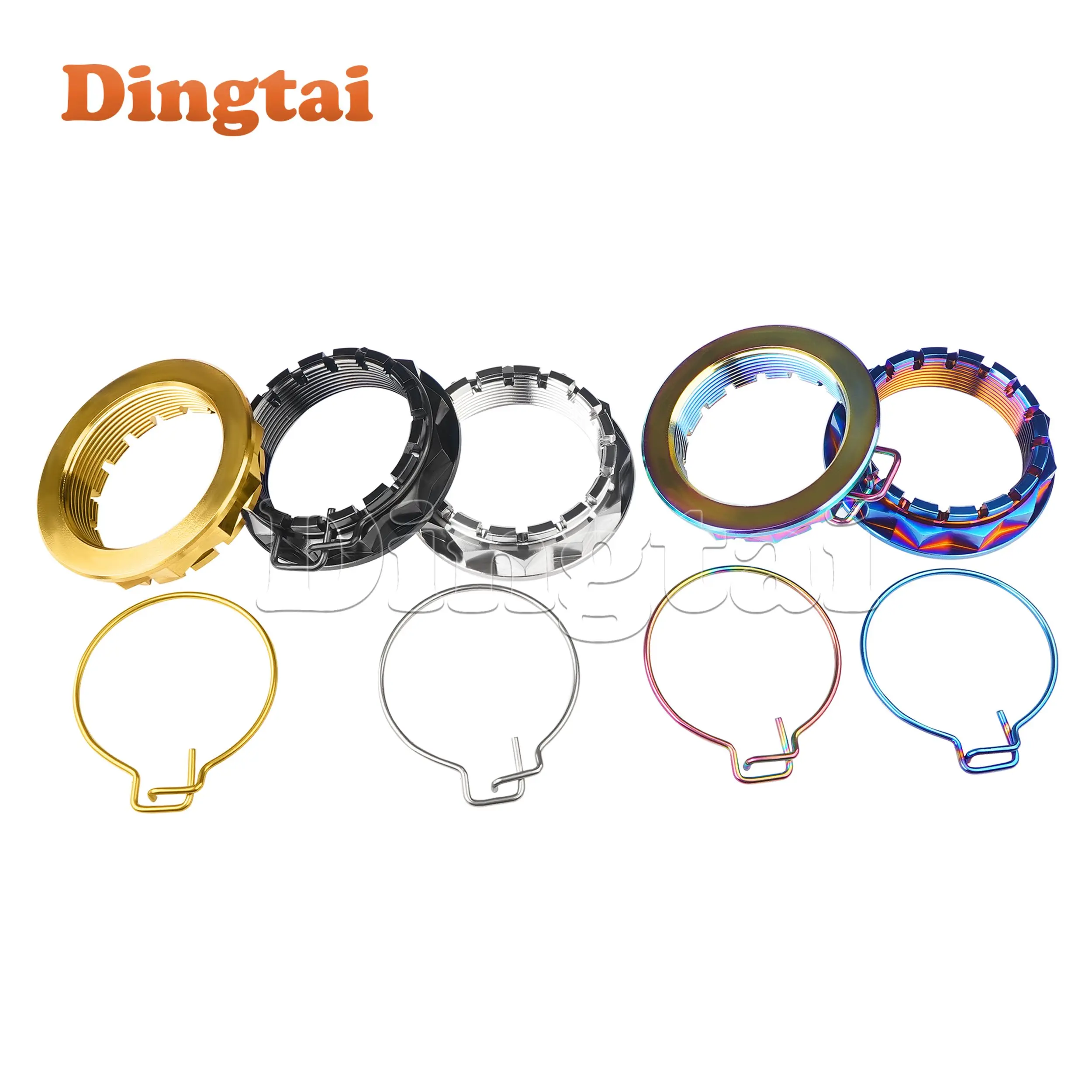 Dingtai Titanium Nut  M38 /M48 Rear Wheel Axle Nuts Motorcycle for Ducati