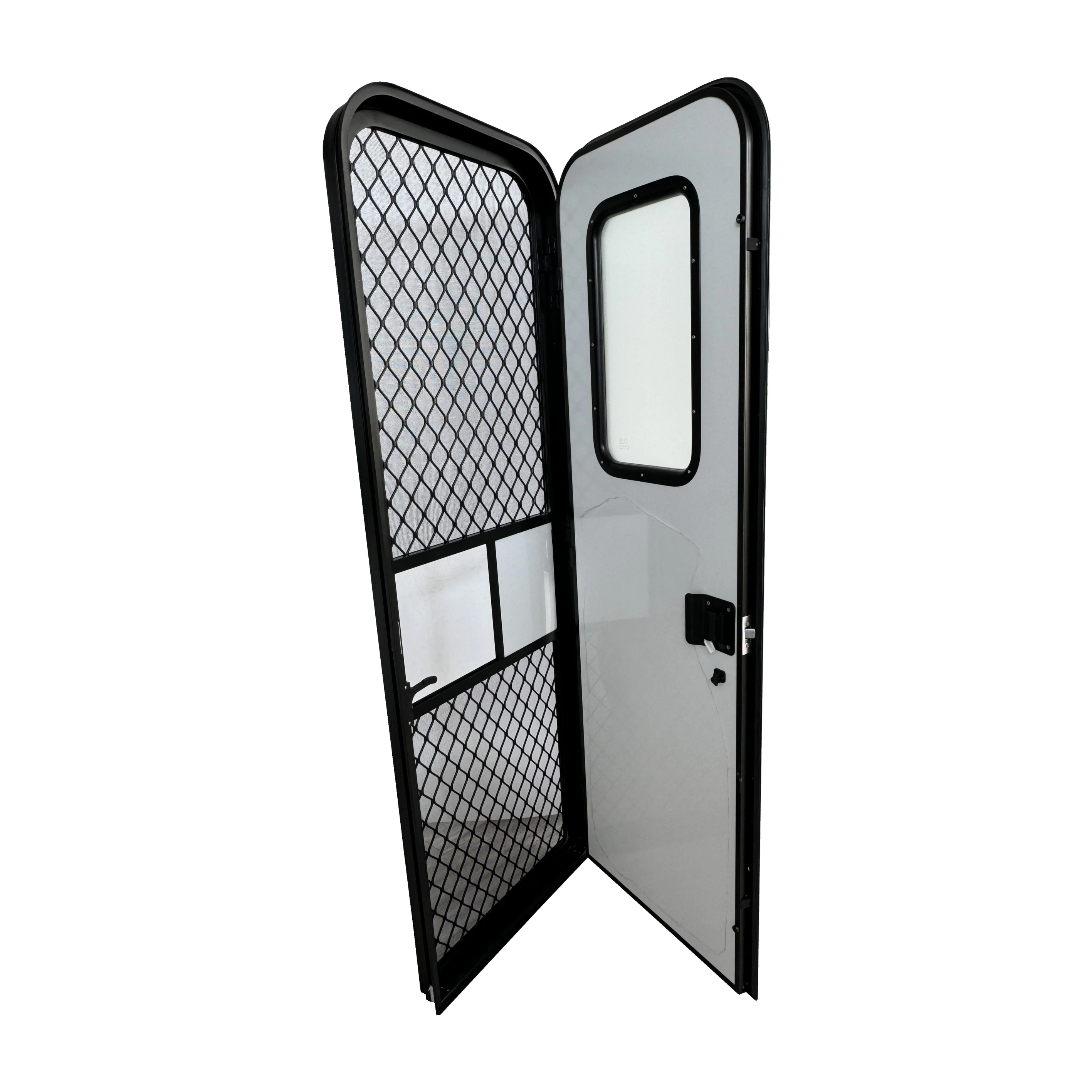 Manufacturer High Quality Aluminum Alloy Single Point Lock Rv Caravan Door