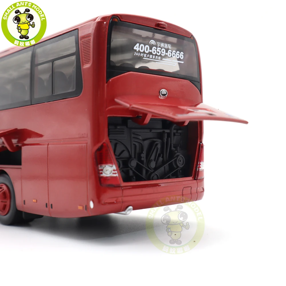 1/42 China YuTong Bus ZK6122H Diecast Model Car Bus Toys Gifts