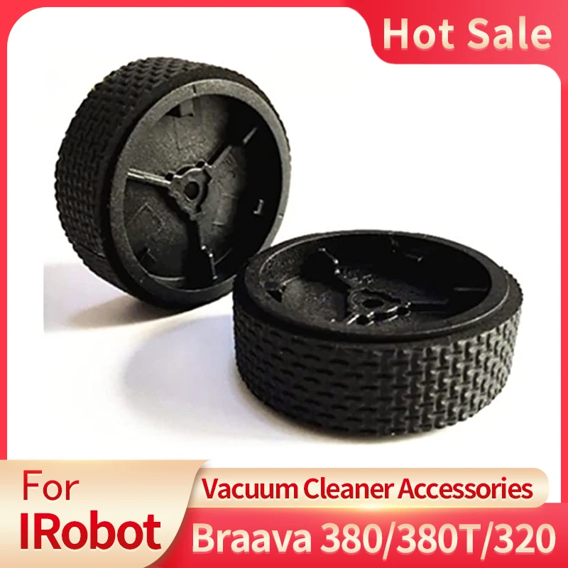 2Pcs Caster Wheels Replacement For Irobot Braava 380 380T 320 390 381 390T Mint Plus 4200 5200C Vacuum Cleaner Parts