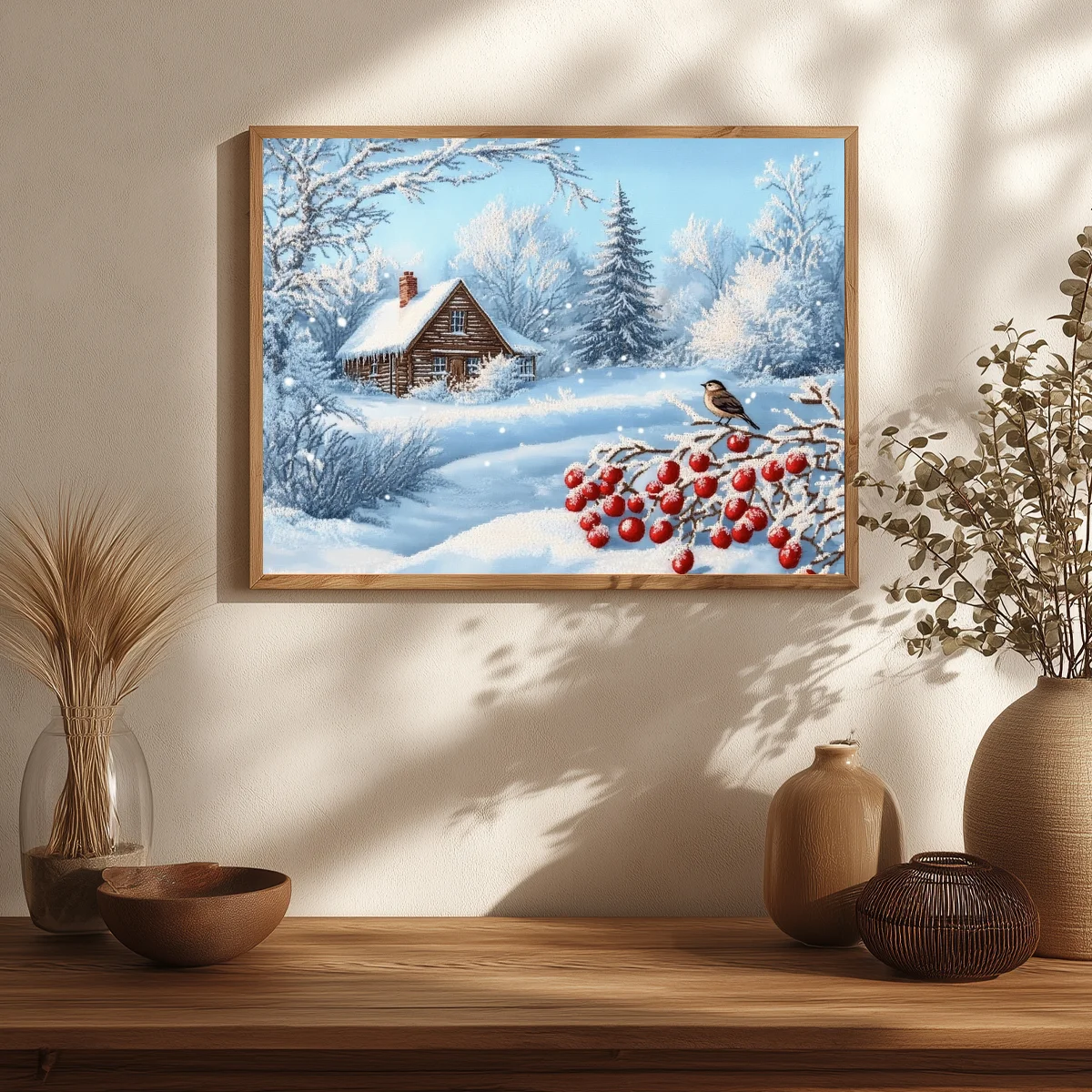1PC 30X40CM/11.8X15.7in ,11Ct/14Ct Cross Stitch Kit Diy Valentine's Day Gift Embroidery Set For Festival,City view 2