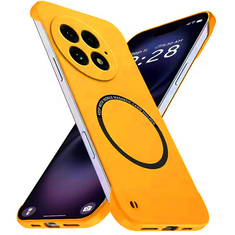 Étui magnétique fin pour ONEPLUS Nord 6 15 15R 15T 13 13R 13S 12 12R 11 11R 10 10T 10R 9R 9 Pro, coque rigide mate sans cadre en PC