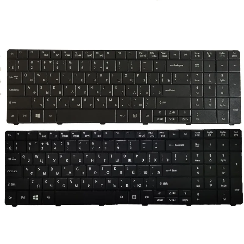 Nowy rosyjska klawiatura do laptopa Acer aspire E1-571 E1-571G E1 E1-521 E1-531 E1-531G TM8571 MP-09G33SU-698 PK130DQ2A04 RU