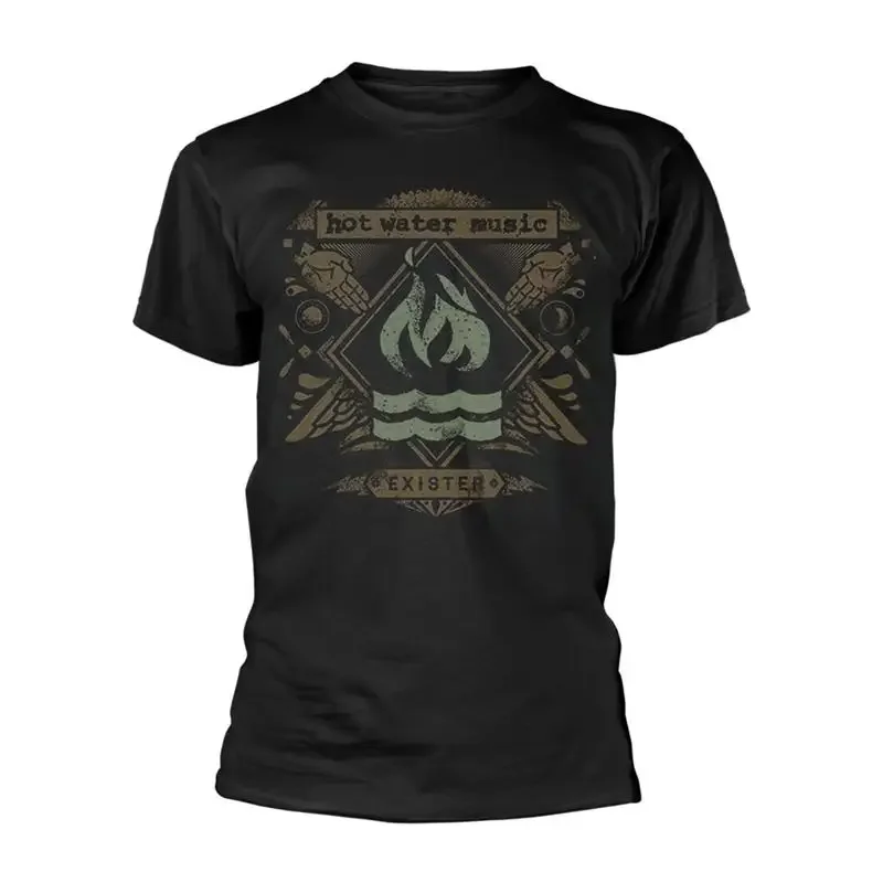 Hot Water Music Exister T Shirt New Medium Only