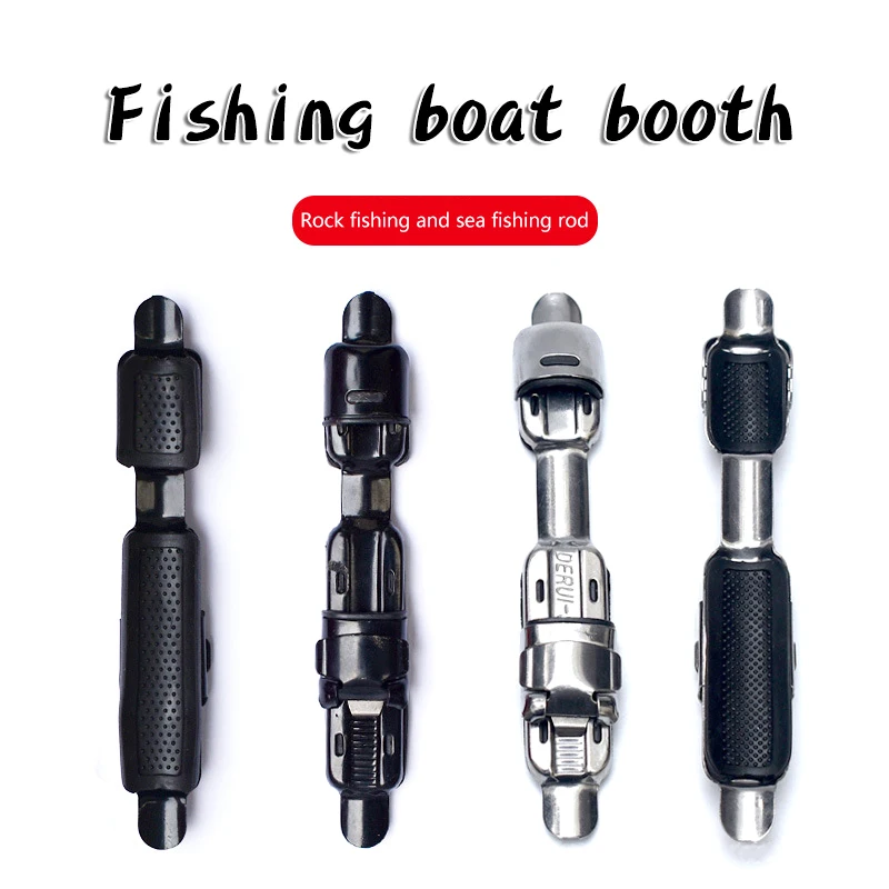 

1pcs Sea Rod Raft Rod Hand Rod Rock Rod Fishing Wheel Stainless Steel Clamp Wheel Seat Fishing Rod Fishing Wheel Accessories