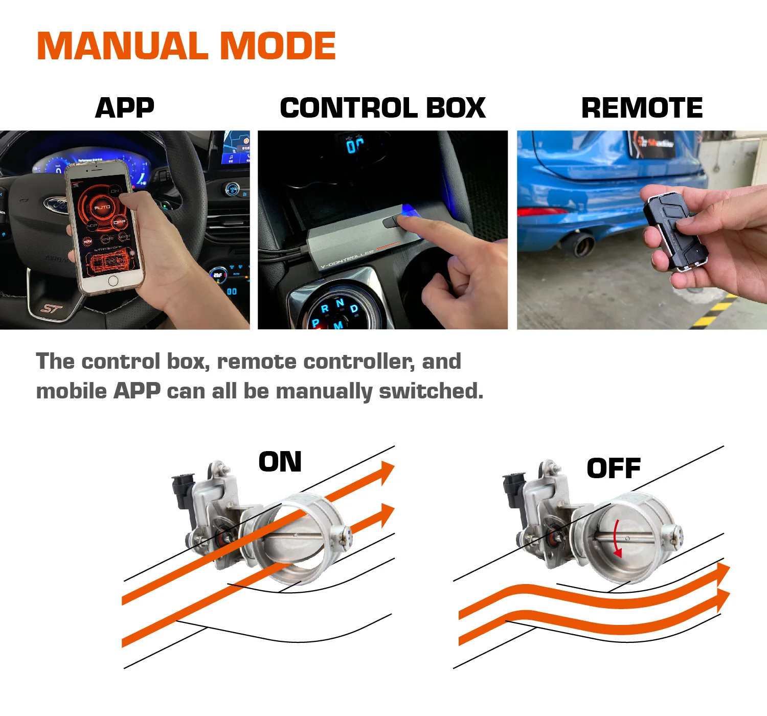 Shadow Exhaust Valve Remote Controller  Kit for BENZ W211 W212 W202 W164 W140 W203