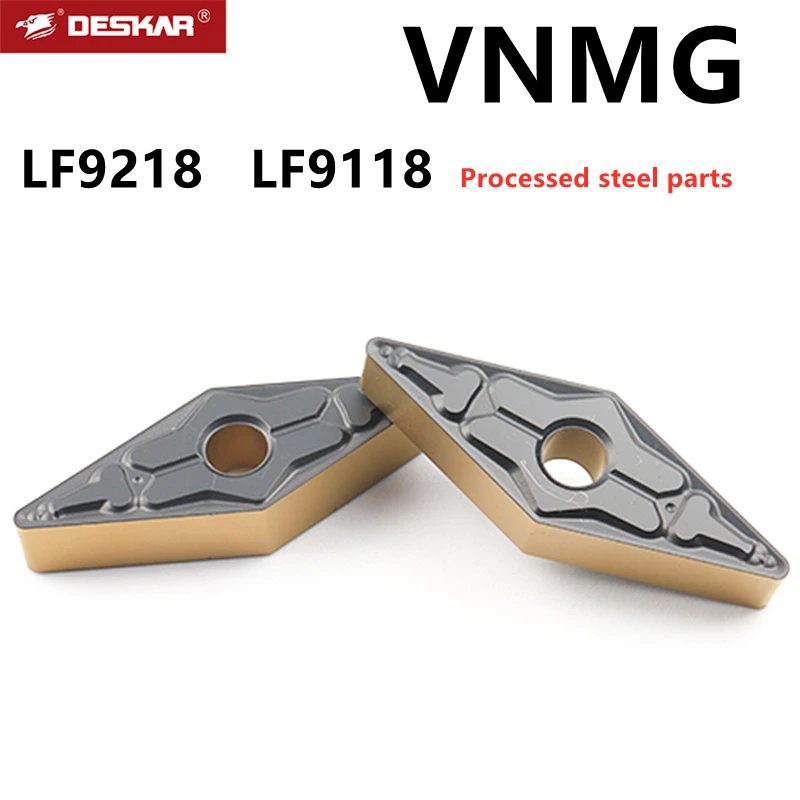 

Deskar Vnmg160404 Vnmg160408 Vnmg160412 Tm Lf9118 Lf9218 Cnc Lathe Cutter External Carbide Inserts Turning Tool for Steel