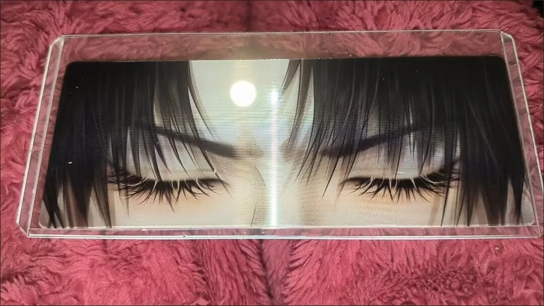 正式に認可された「進撃の巨人」と「リヴァイ・アレン」可動アイストライプ ラスターカード周辺機器コレクタブルカード ギフト