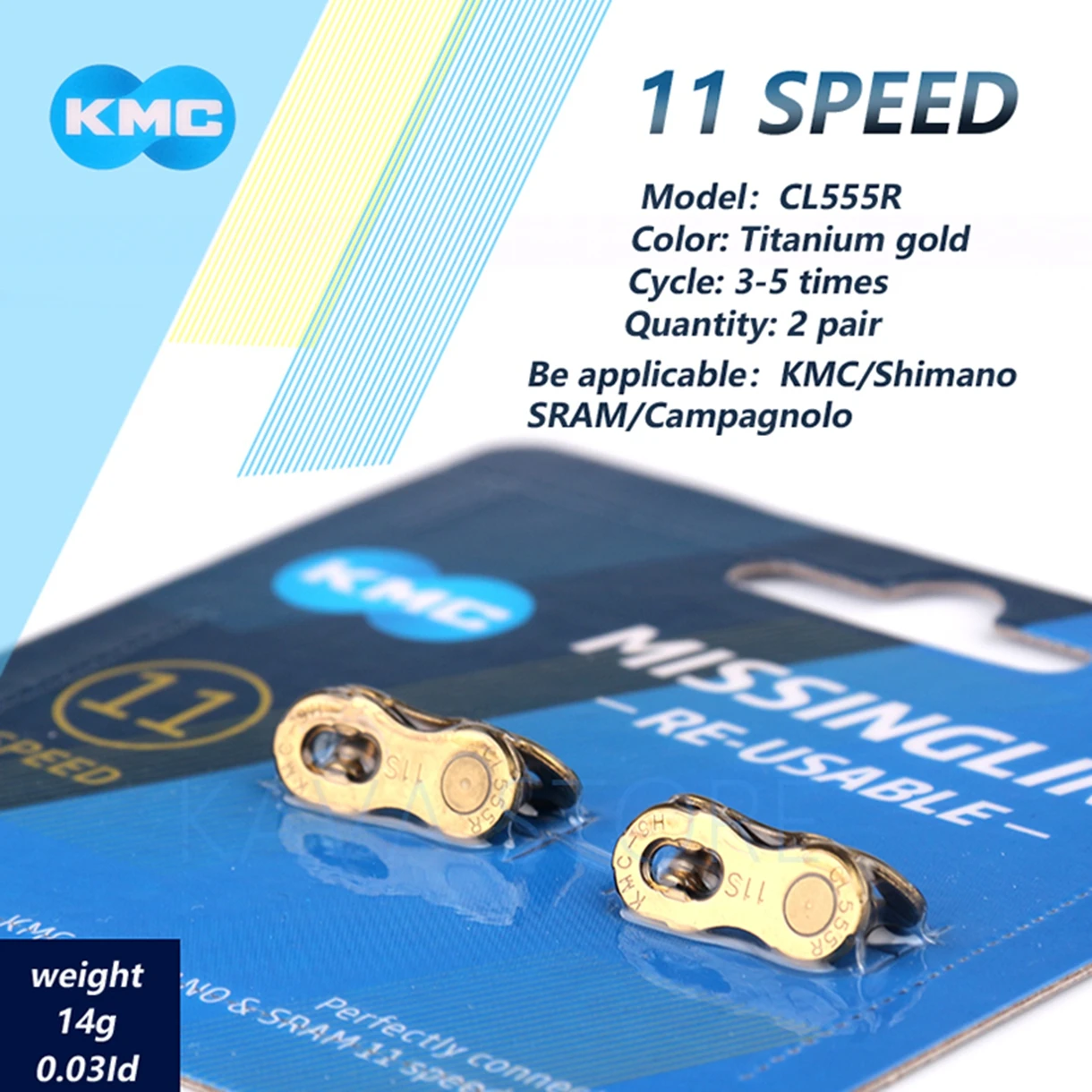 2 Paar KMC-Kette Quick Link 12 11 10 9 8 7-Gang-MTB-Kette fehlende Glieder Rennrad Power Link Stromspanner Fahrradteile – Detail 7
