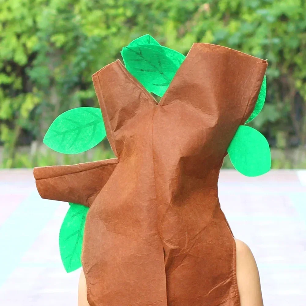 أزياء تنكرية للبالغين والأطفال من Disfraces De Adulto Divertidos للبالغين والأطفال على شكل شجرة خضراء صيفية مضحكة لحفلات الهالوين العائلية بدلة رائعة