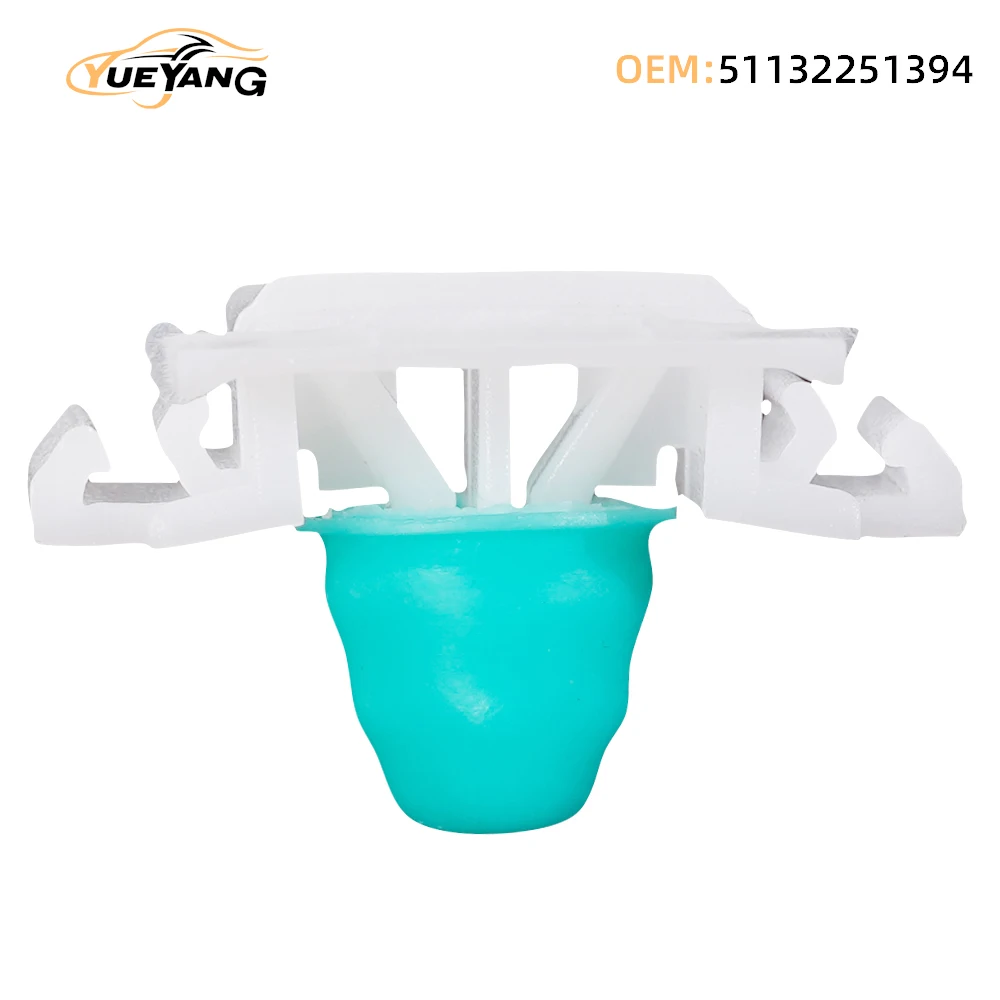 

YUEYANG 51132251394 Moulding Clip with Rubber Boot for BMW E36 Car Accessories Door Bumpstrip Fastener Clips