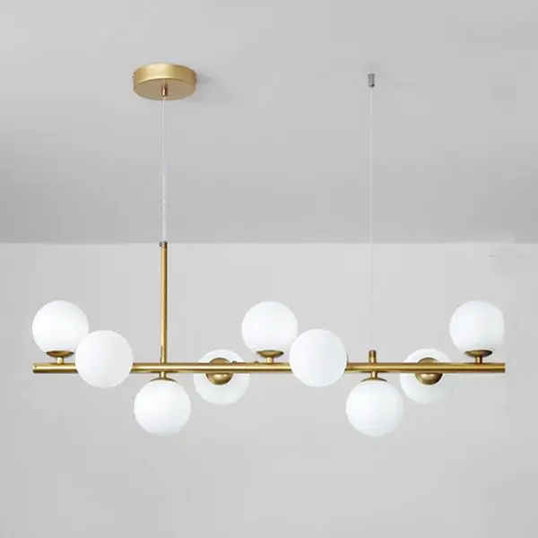 

Modern Pendant Lamps Led 9heads Rings Ceiling Hanging Chandeliers Black Loft Living Dining Room Kitchen Indoor Lighting Fixtures