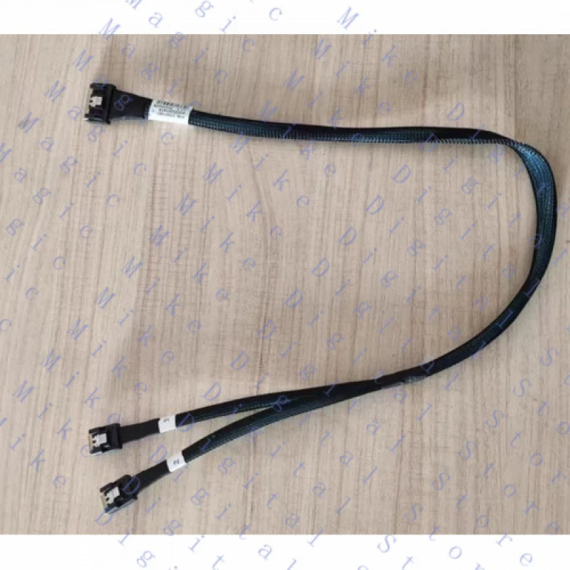 H  for Shuguang Slim SAS SFF-8654 8i to dual 8654 4i 1 point 2 data cable 37001481 65cm