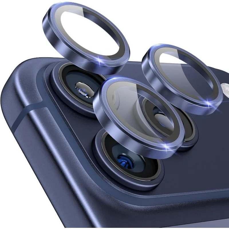 Orange Metal Glass Camera Lens Protector for iPhone 17 Pro Max Air 16 15 14 13 Pro Max Plus 16 Pro 17 Pro 17 18 Ring Lens Cover view 6