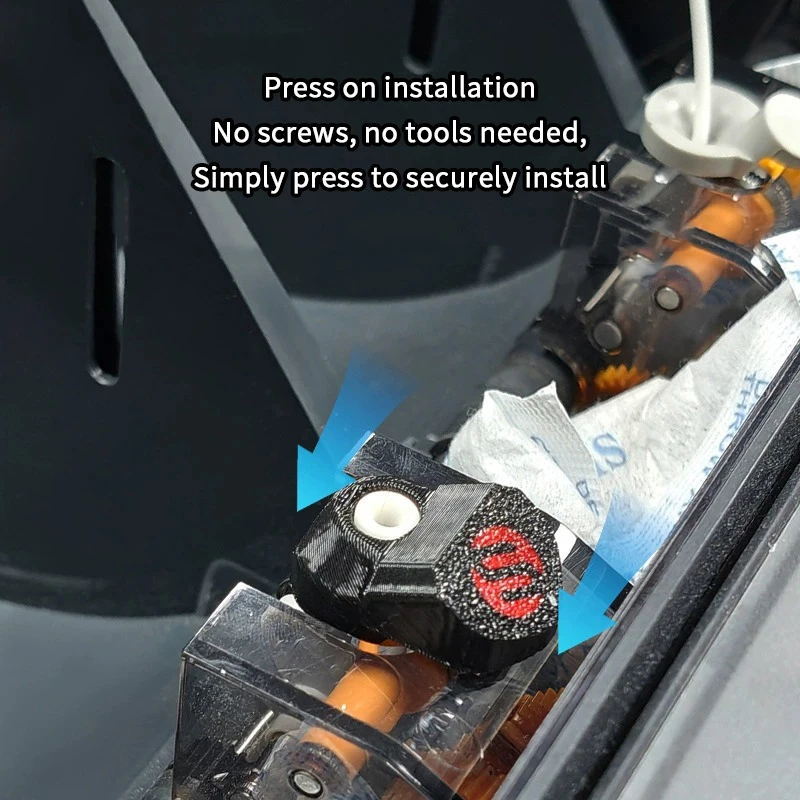 4Pcs/set For Bambu AMS Guard Durable Ceramic Inlet Ring Protector For Bambu A1/P1/X1/H2D/AMS 3D Printer Parts