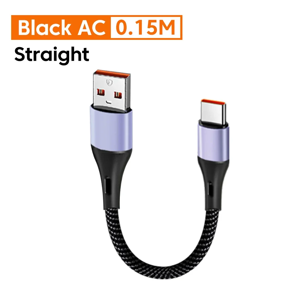 66 W Typ C Schnelllade-Datenkabel 90 Grad Winkel USB C auf USB C-Kabel 0,15 m/0,3 m kurzes Kabel Power Bank-Kabel für iPhone 15 16