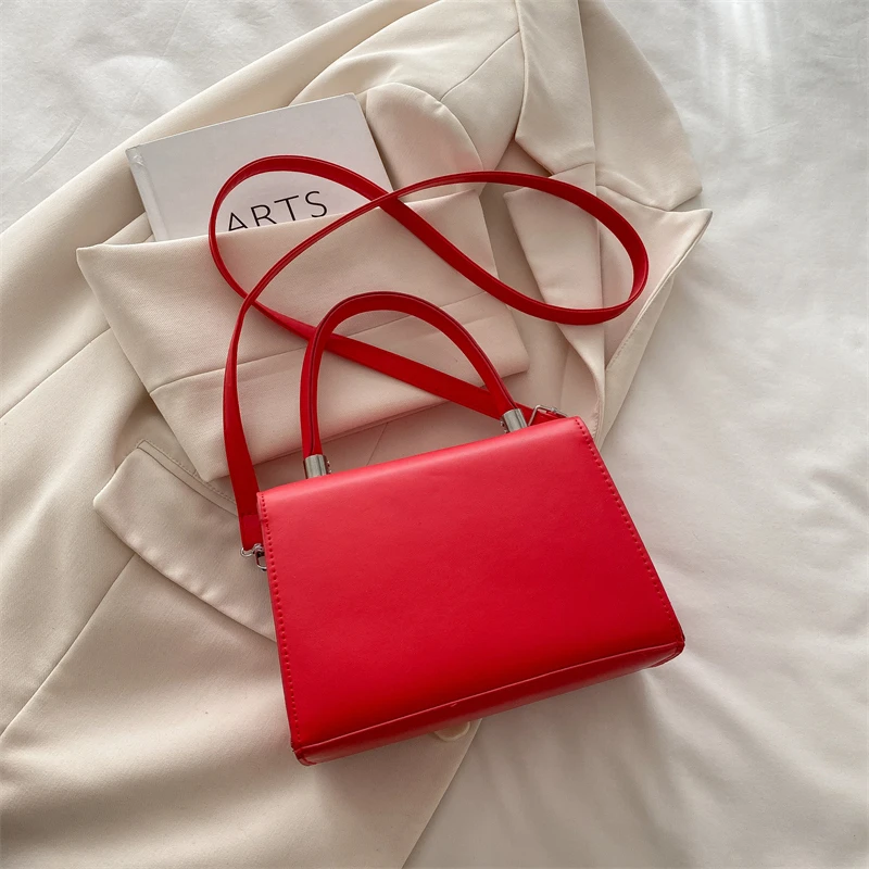 Designer Nieten Umhängetasche mit kurzem Griff Handtasche Mode Mini kleine Handytasche Geldbörse solide Pu-Leder Damen Umhängetaschen – Detail 13