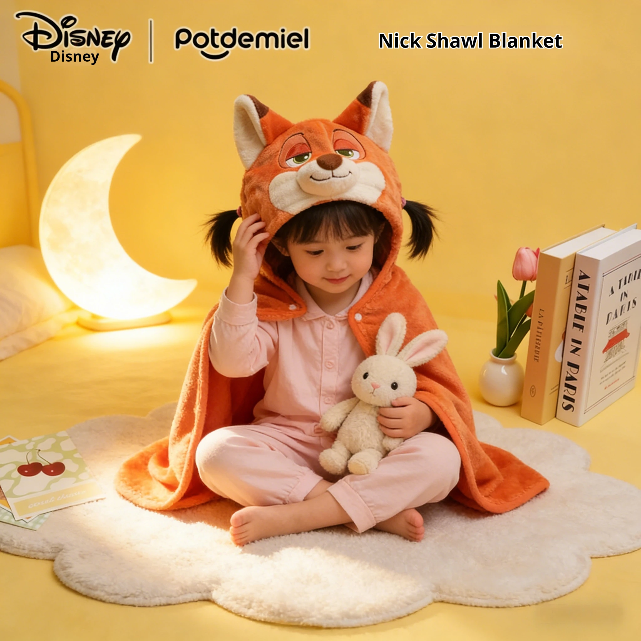 Nieuwe Leuke Judy Nick Office Capuchon Voor Dutje Sjaal Deken Lunch Airconditioning Deken Serie Huishoudelijke Dekens.