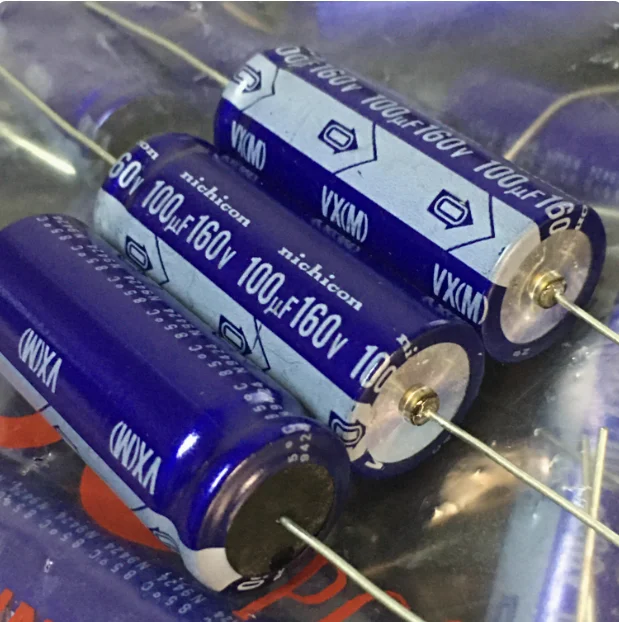 

10pcs/lot Japanese original Nichicon VX 100UF 160V 16X41.5mm fever audio capacitor free shipping