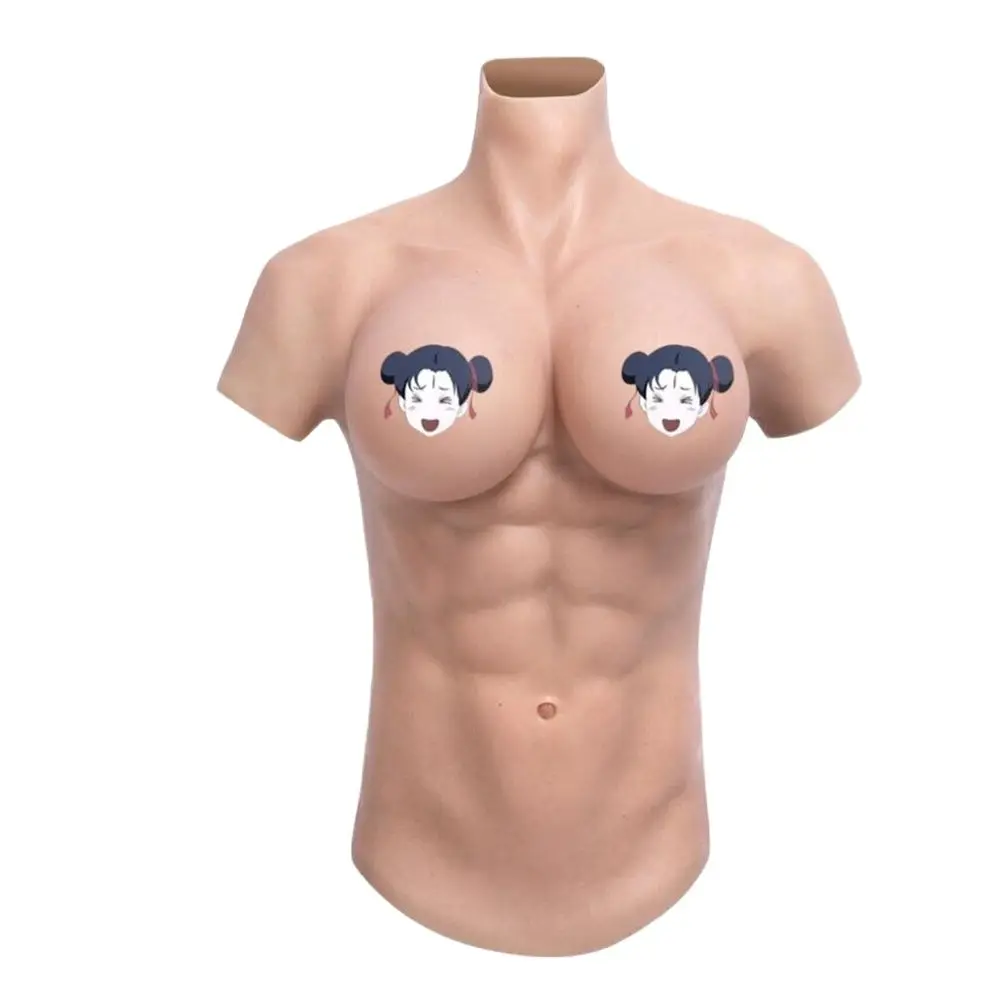 

Artificial Female Mannequin for Men, Chest Muscle, Cross Dress, Silicone Body Building, Suit, Pseudo, 2023, E183