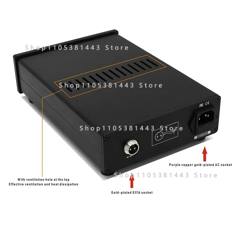 

For HIFI Audio Device With Overpressure Protection Ver HI-END S.S-LPS-1706A Ultra-low noise Linear Power Supply DC 5V--24V