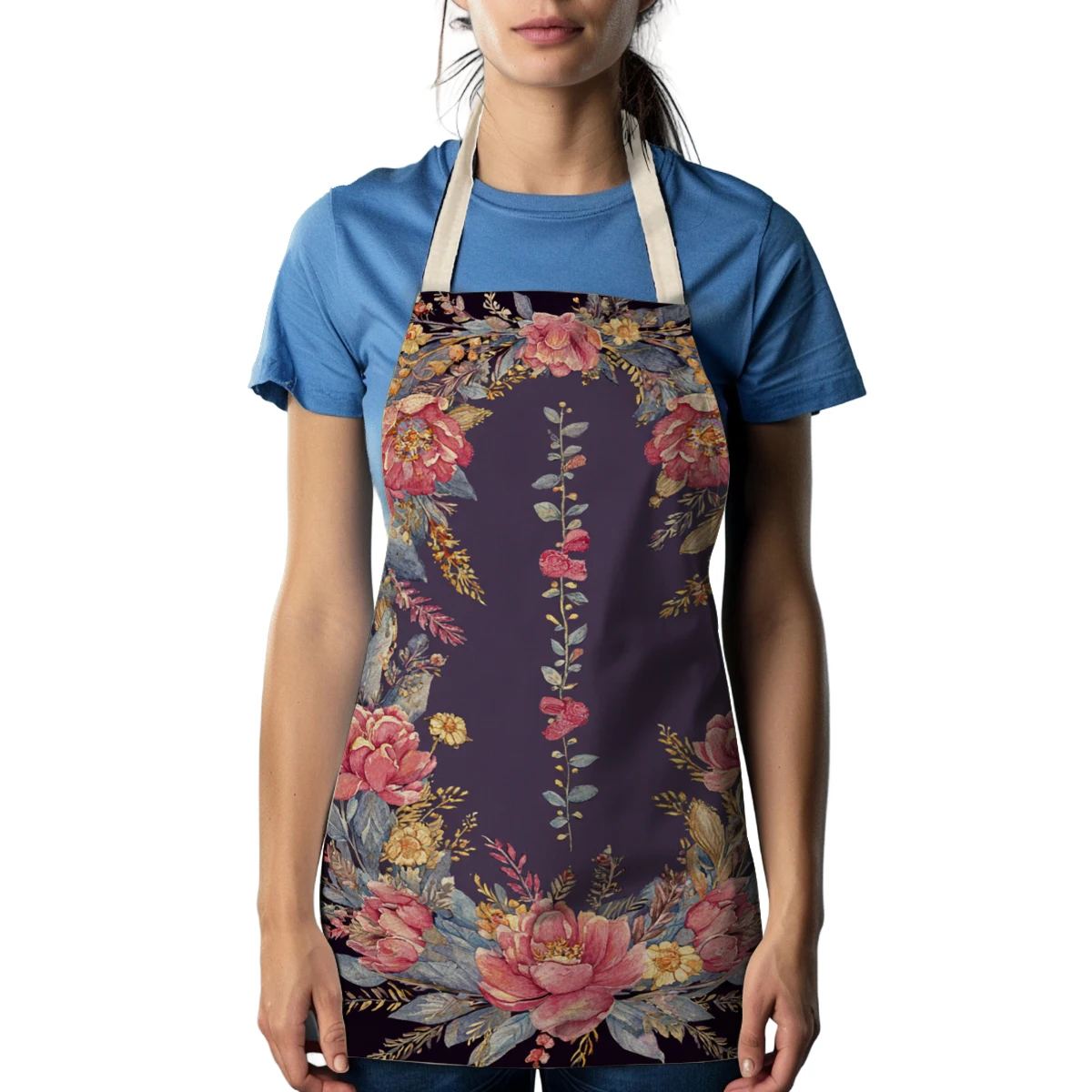 Vintage Floral Pattern Polyest - Art And Craft Studio 评论和价格