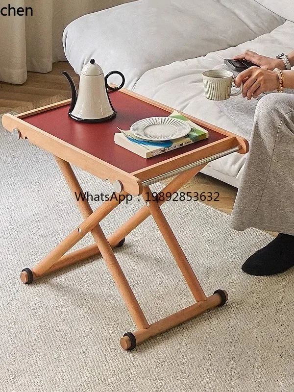 

side few multi-functional stools living room small apartment solid wood sofa small side table