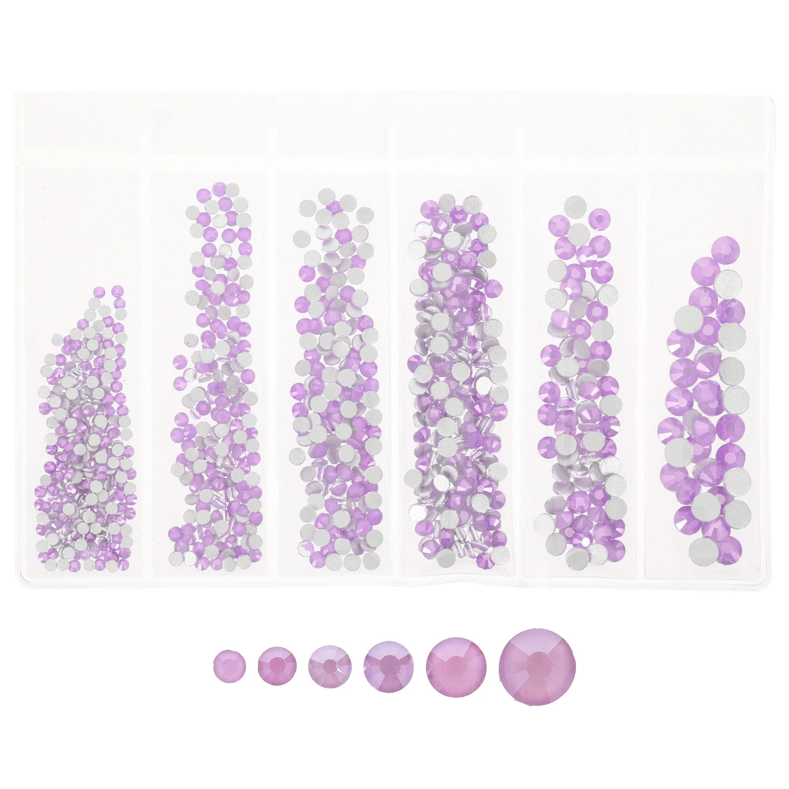 820 Uds gemas para uñas diamantes de imitación de cristal varios tamaños Flatback Nail Art DIY funda de teléfono joyería suministros para manualidades diamantes de imitación de cristal