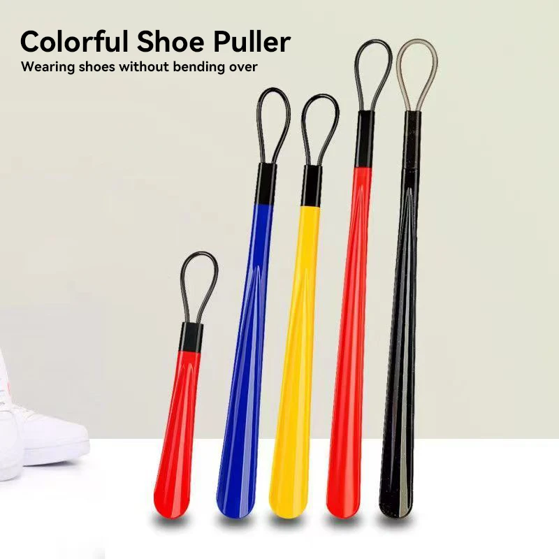 1pc Extra Long Flexible Plastic Shoe Horns Not Require Bending Durable Shoe Spoons For Pregnant Women Wearing Shoe Assistants view 6