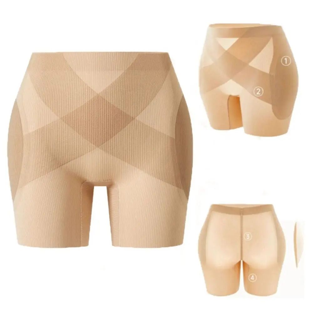 กางเกงกระชับสัดส่วนไร้รอยต่อ ระบายอากาศได้ดี ยกกระชับสะโพก เอวสูง ช่วยเสริมสะโพก สีดำ