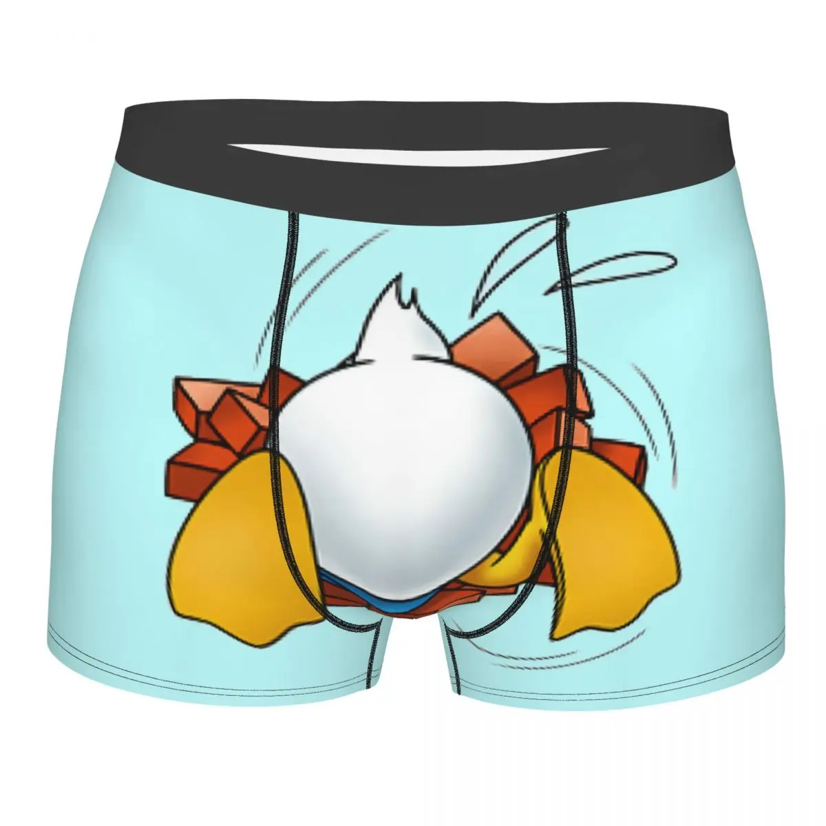 

Нижнее белье «Дональд Дак» на заказ, мужские эластичные забавные трусы-боксеры с героями мультфильмов, шорты, мягкие трусы для Homme