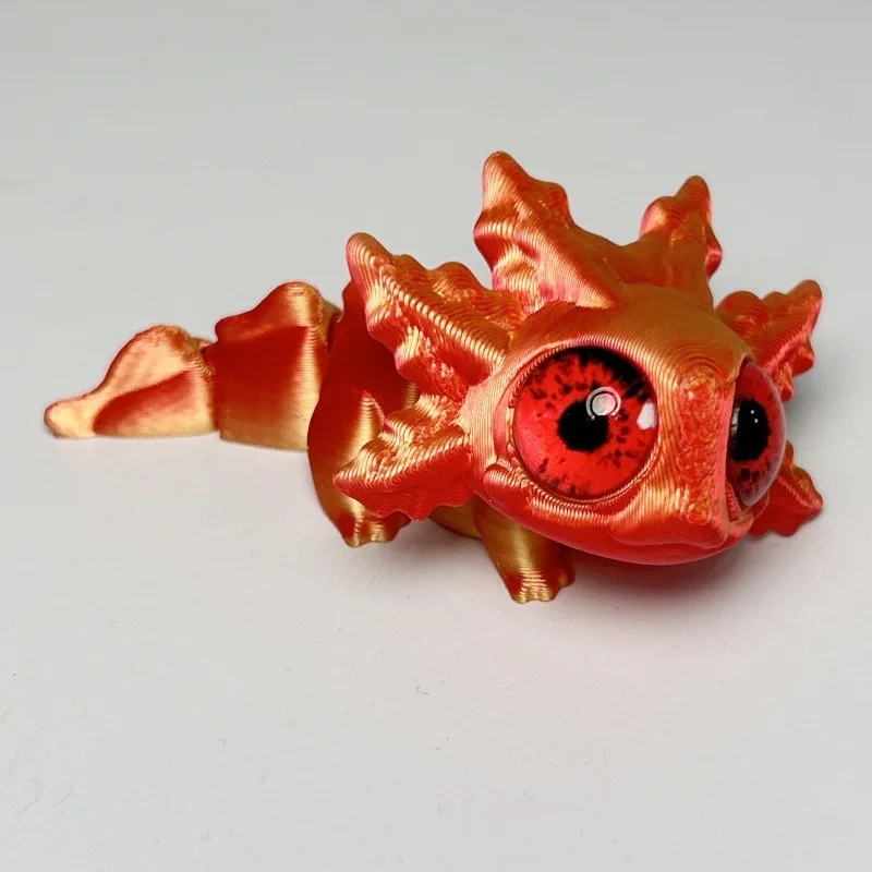 3D-Druck Mehrfach Gelenkige Bewegliche Simulierte Augen Salamander-Figuren für Wohnaccessoires Geschenk Wohnzimmerdekoration Statuetten – Detail 22