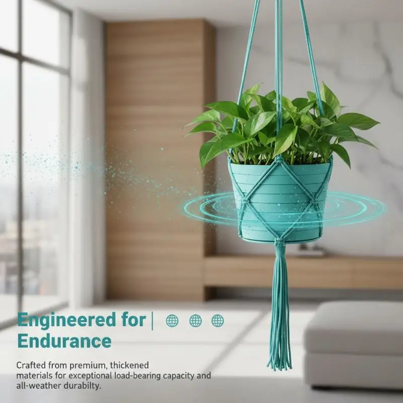 Indoor Outdoor Home Garden Multi-level Plant Tray in PU Leather for Display Decoration