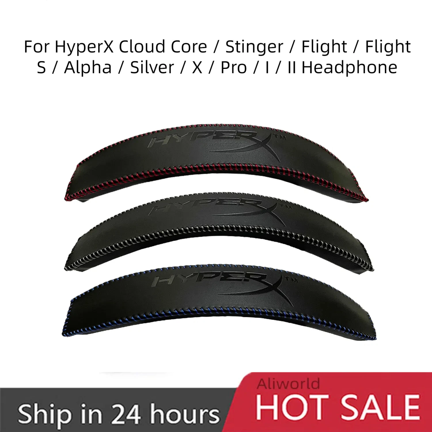 الأصلي استبدال Kingstone HyperX Cloud II Revolver S Flight Stinger عقال المطاط Headbeam أسفل عصابة رأس سماعة الرأس