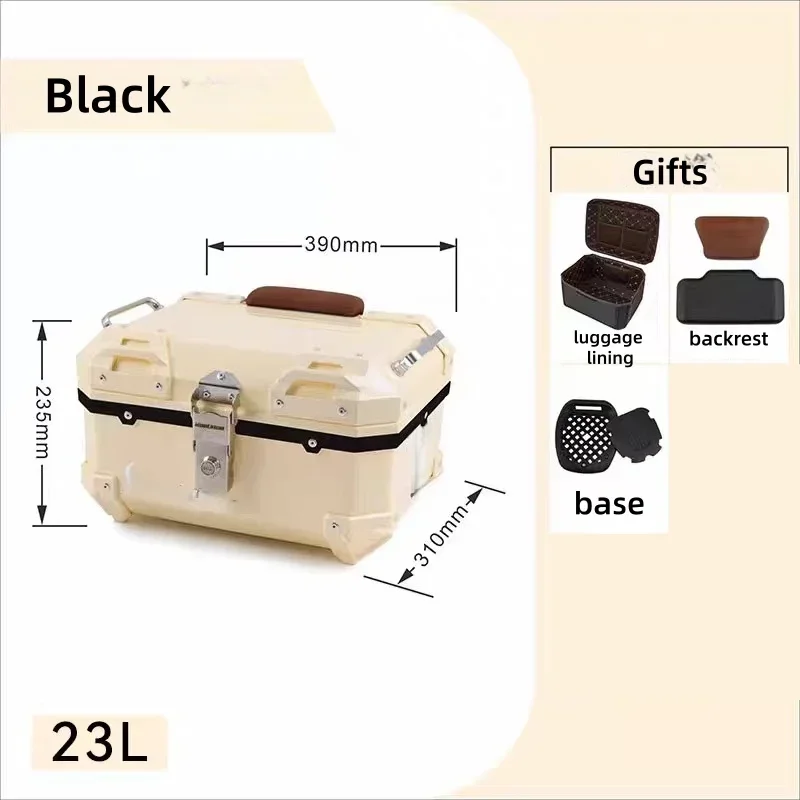 【Premium quality】For Sundiro Honda Square X125 modified rear tail box motorcycle multi-functional storage trunk accessories
