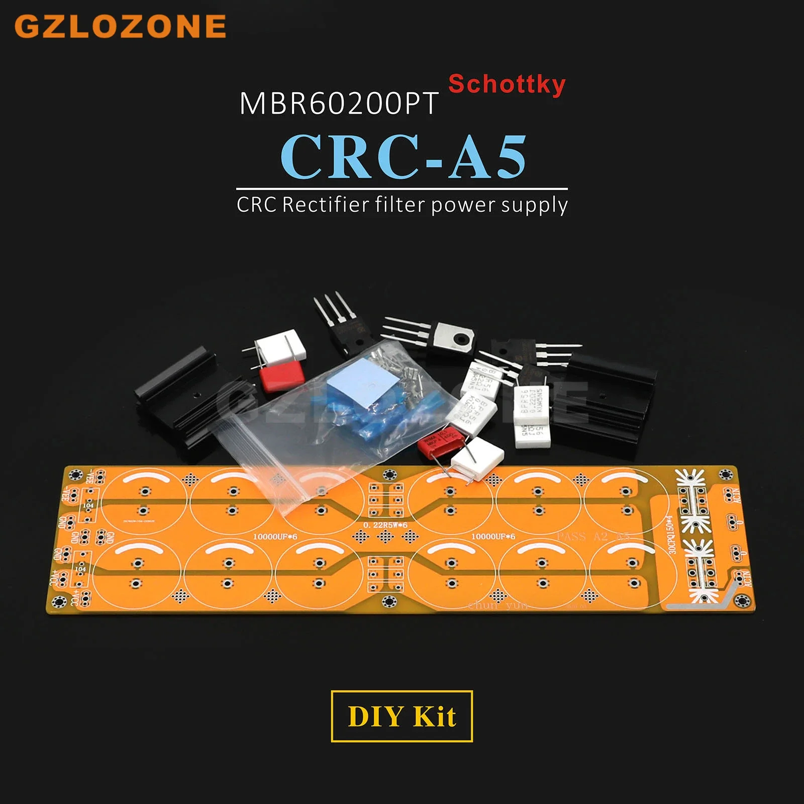 CRC-A5 HIFI فئة نقية مكبر للصوت شوتكي CRC المعدل تصفية إمدادات الطاقة لتقوم بها بنفسك عدة/لوحة شبه نهائية ل PASS A3/A5